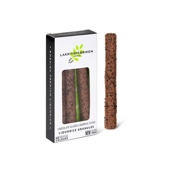 Lakritsfabriken Liquorice Sticks milk Chocolate & Granules 45 g