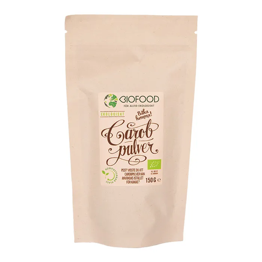 Biofood Carobpulver, 150g ekologisk