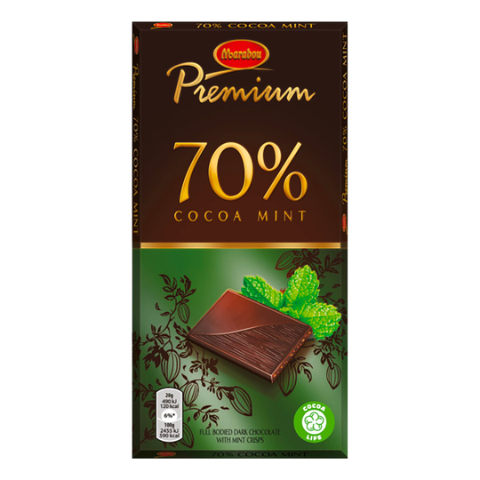 Marabou Premium Dark Mint - 100 gram