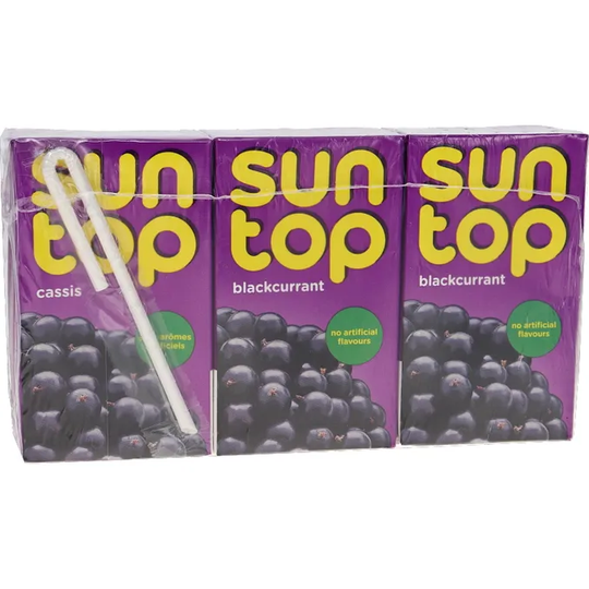 Suntop 2 x Dryck Svartvinbär 3-pack