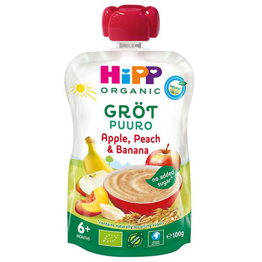 Hippis Gröt Äpple/Persika 6m 100g