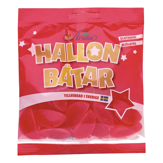 Hallonbåtar i Påse - 80 gram