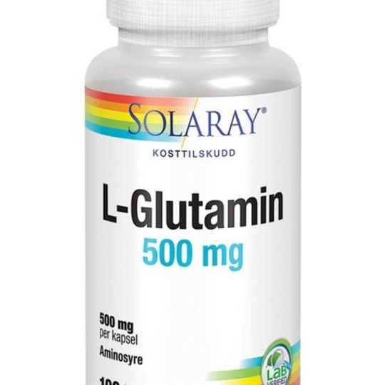 Solaray L-Glutamin 100 kapslar