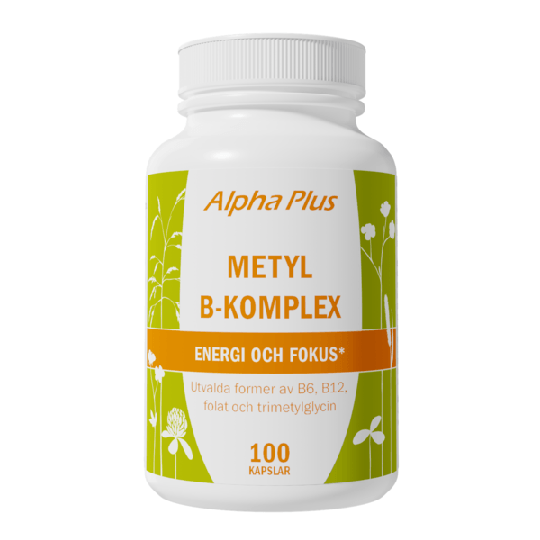 Alpha Plus Metyl B-komplex 100 kapslar