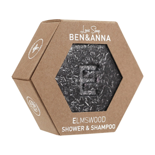 Ben & Anna Love Soap Elm Wood Shower & Shampoo Bar, 60 g