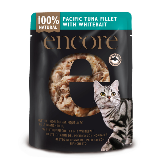 Encore Cat i buljong 16 x 70 g - Tonfisk med whitebait