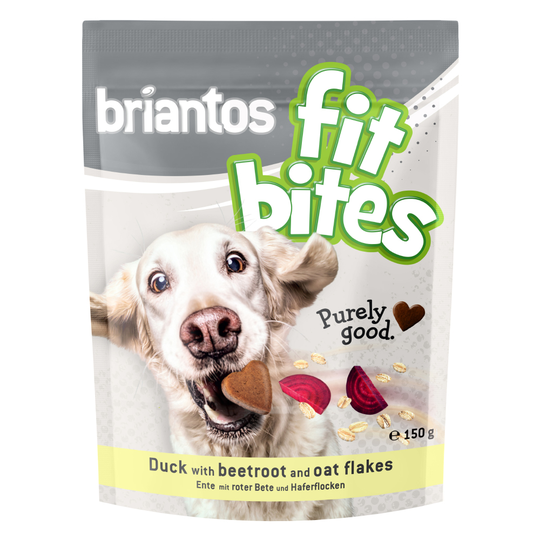Briantos FitBites - Anka med rödbeta & havregryn 3 x 150 g refill