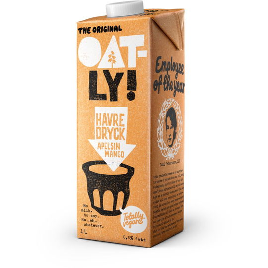 Oatly Havredryck Apelsin & Mango 1 liter