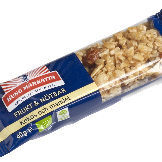 Kung Markatta Frukt & Nötbar Kokos Mandel 40 g