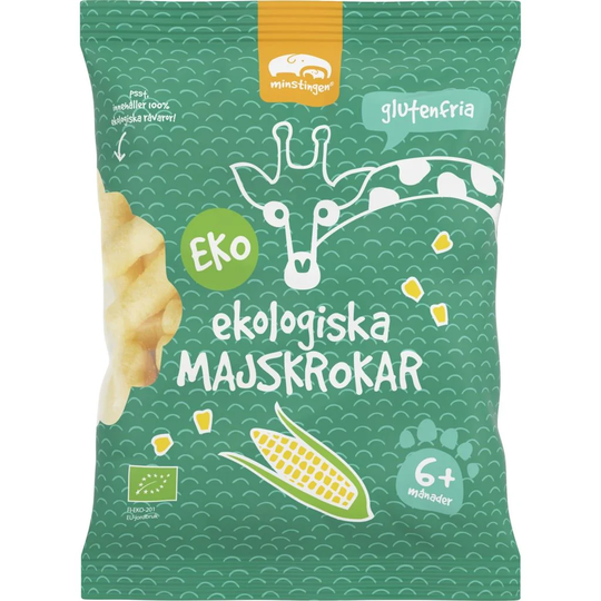 Minstingen Ekologiska Majskrokar 35 g