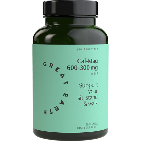 Great Earth Cal/Mag 600/300 mg 100 tabletter