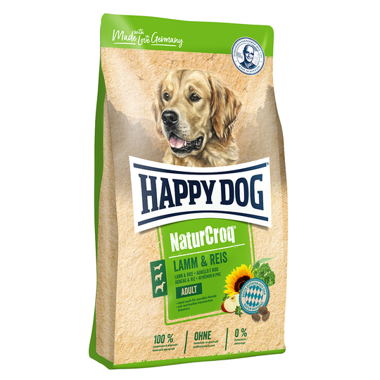 Happy Dog NaturCroq Lamm & ris 15 kg