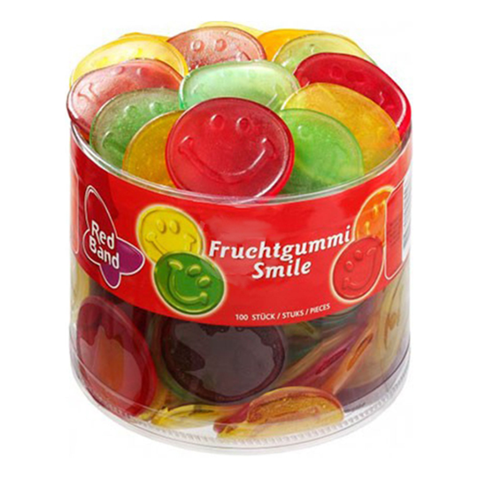 Red Band Frukt Smiley - 1200 g