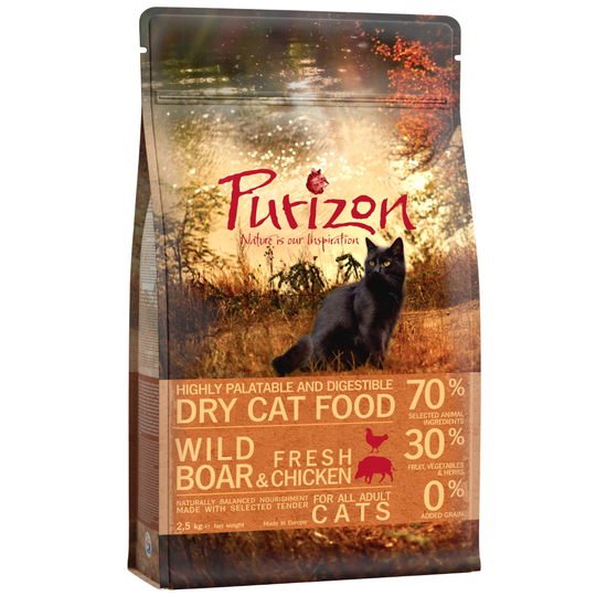 Purizon Adult Wild Boar & Chicken - 2,5 kg