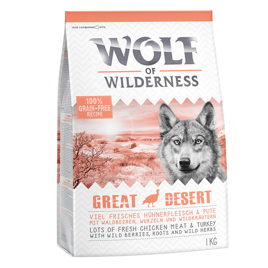 Wolf of Wilderness Adult Great Desert - Turkey - 5 kg