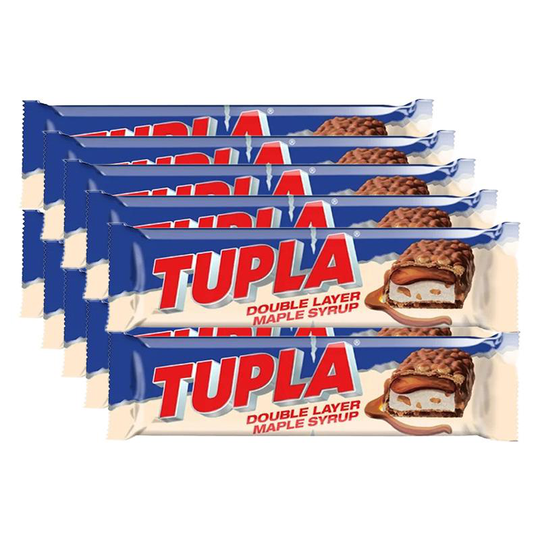 Tupla Chokladbar Double Layer Maple Syrup 10-pack