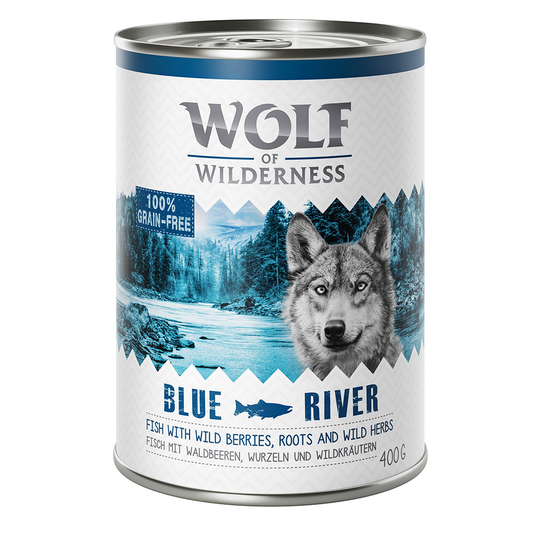 Wolf of Wilderness 6 x 400 g NY! Blue River - Fish