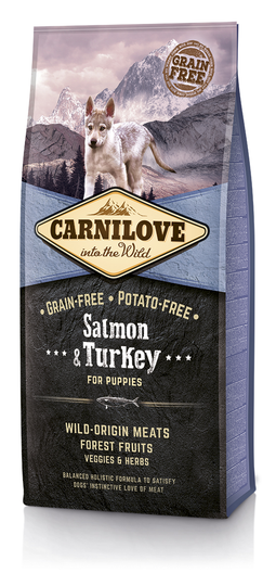 Carnilove Salmon o Turkey Puppy 12Kg