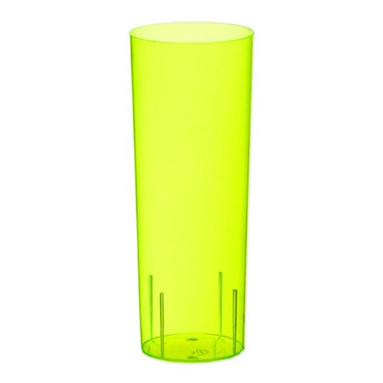 Longdrinkglas Gul i Plast - 10-pack