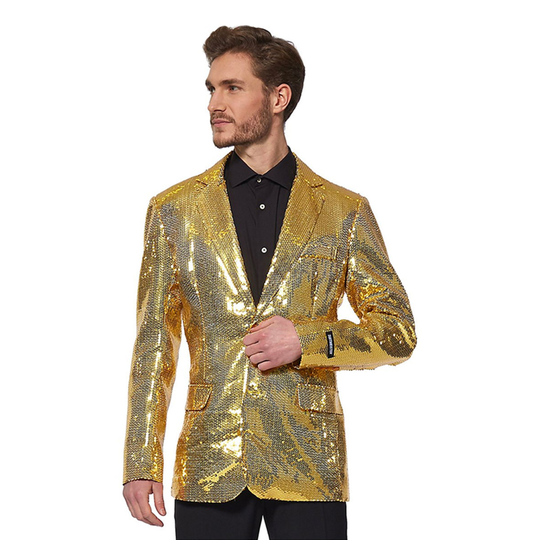 Suitmeister Sequins Gold Herr Kavaj - Small