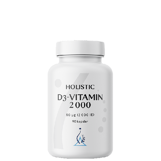 D3-vitamin, 2000 IE, 90 kapslar
