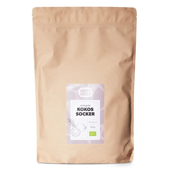 Happy Green Kokossocker, 500g ekologisk