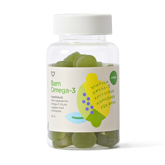 Hjärtats Barn Omega-3 tuggisar 60st