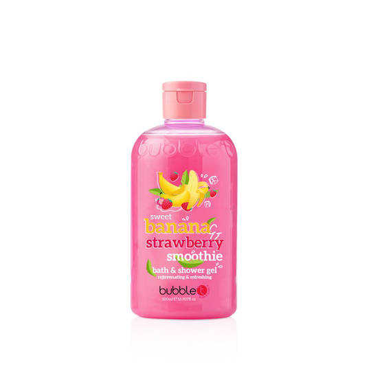 BubbleT Smoothie Banana & Strawberry Bath & Shower Gel 500 ml