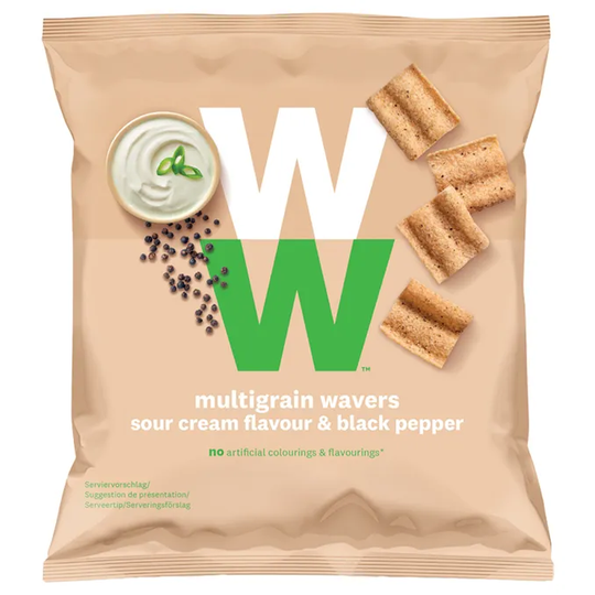 WW 3 x Snacks Sour Cream & Black Pepper