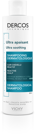 Vichy Dercos Ultra Soothing Shampoo Normalt/Fett 200ml