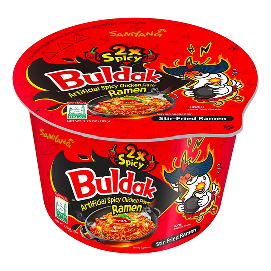 Samyang Buldak Hot Chicken Ramen Noodles 2x Spicy - 105 gram