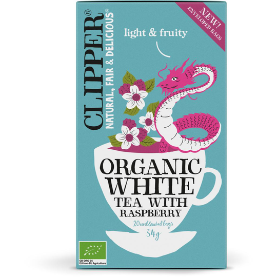 Clipper Organic White Tea Raspberry 20 st