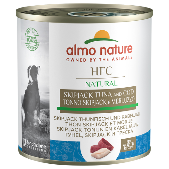 Almo Nature HFC 12 x 280 g / 290 g - Skipjack tonfisk och torsk (290 g)