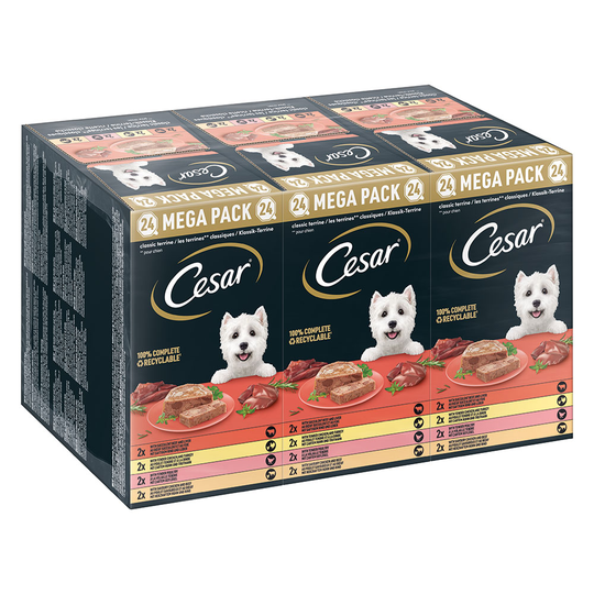 Megapack Cesar portionsform 24 x 150 g - Classic Terrine