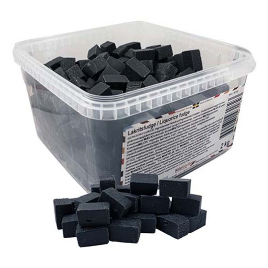 Lakritsfudge Lösvikt i Burk - 2 kg