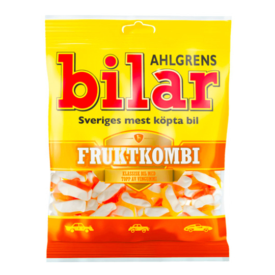 Ahlgrens Bilar Fruktkombi - 125 gram