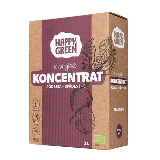 Happy Green Koncentrat, Bag-in-Box 3l ekologisk