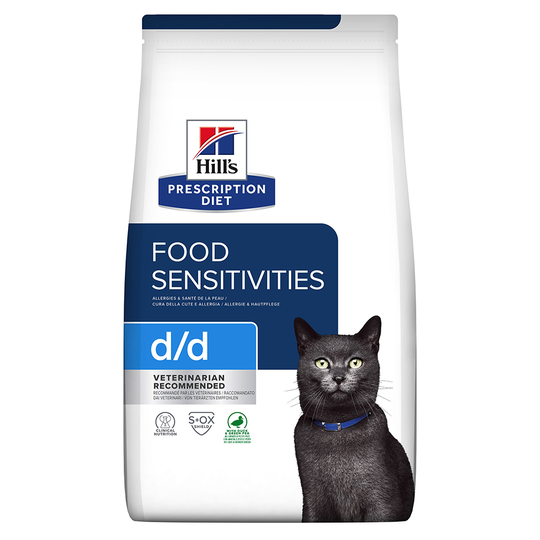 Hill's Prescription Diet d/d Food Sensitivities Duck & Green Peas - Ekonomipack: 3 x 3 kg