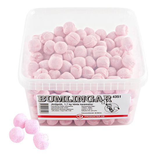Bumlingar Jordgubb - 1,7 kg