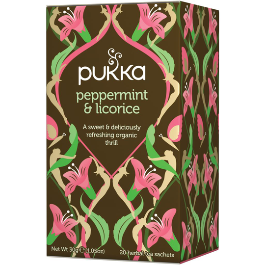 Pukka Te peppermint & licorice 20 st