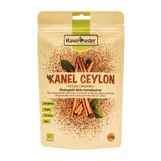 Rawpowder Äkta Kanelpulver Eko 125 g