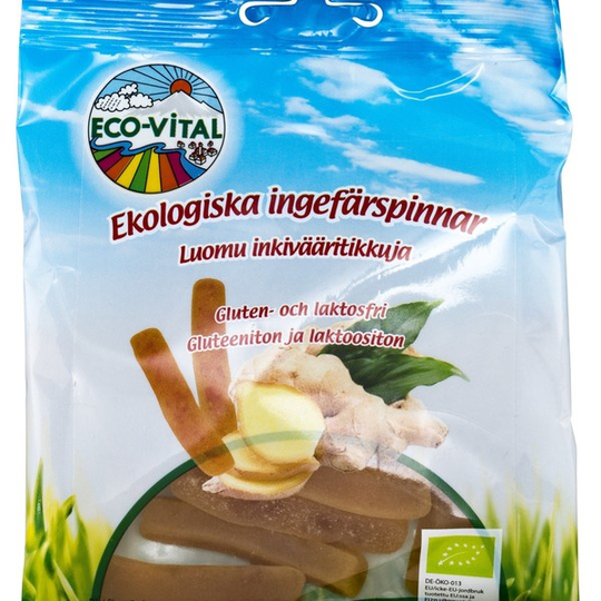 Eco-Vital Ingefärspinnar 90 g