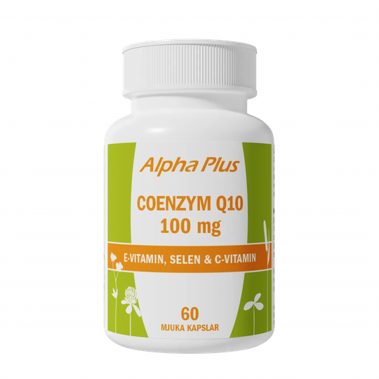Alpha Plus Coenzym Q10 100 mg mjuka kapslar
