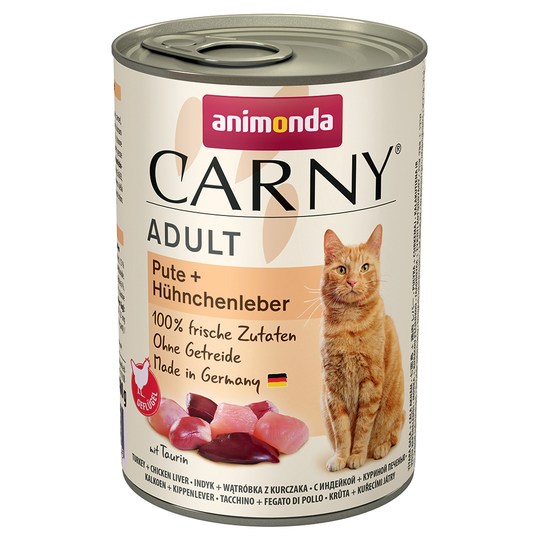 Animonda Carny Adult 6 x 400 g Kyckling & lax