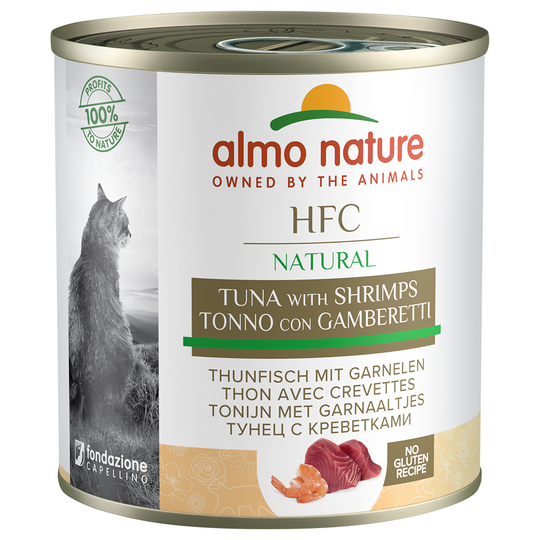Almo Nature HFC 6 x 280 g - Tonfisk & räkor
