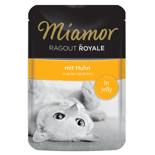 Ekonomipack: Miamor Ragout Royale i gelé 44 x 100 g - Kyckling