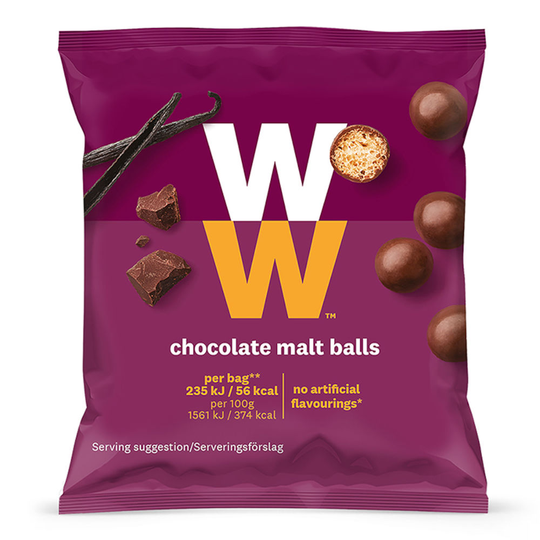 WW ViktVäktarna Krispiga Kulor med Mjölkchoklad