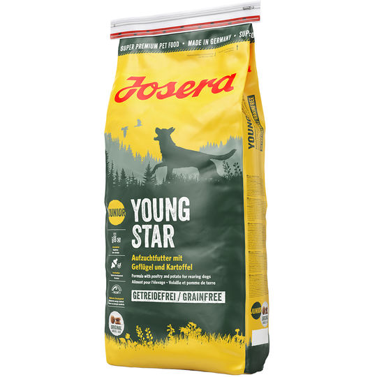 Ekonomipack: 2 x 15 eller 3 x 4 kg Josera hundfoder - Blandpack: Kids, YoungStar