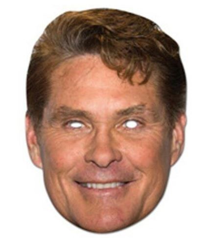 Pappmask, David Hasselhoff