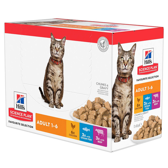 Hill's Science Plan Adult 24 x 85 g Fish Selection